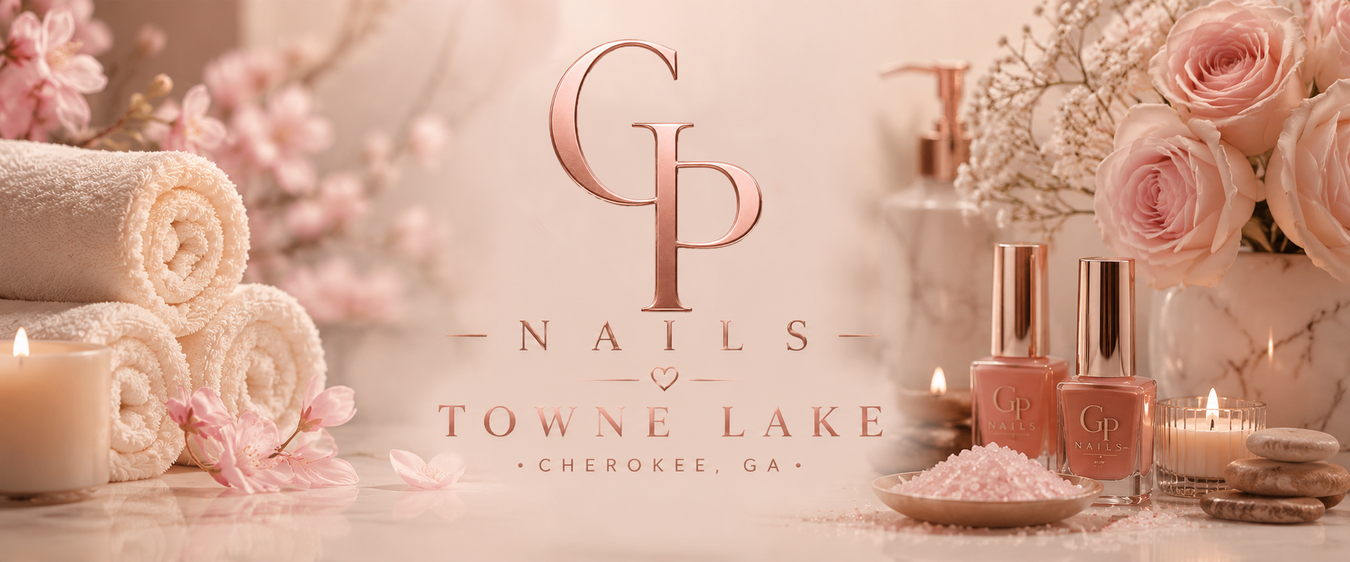 GP Nails & Spa Towne Lake interior